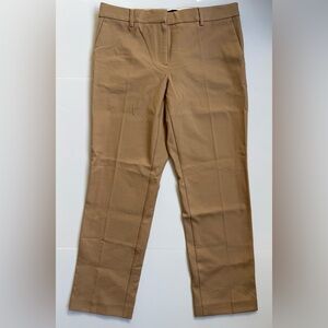 NWT Ann Taylor Eva Ankle Pant Cappuccino Tan Size 6